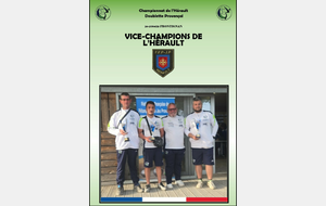 PHASES FINALES CHAMPIONNAT DE L'HÉRAULT TRIPLETTE PROVENCAL